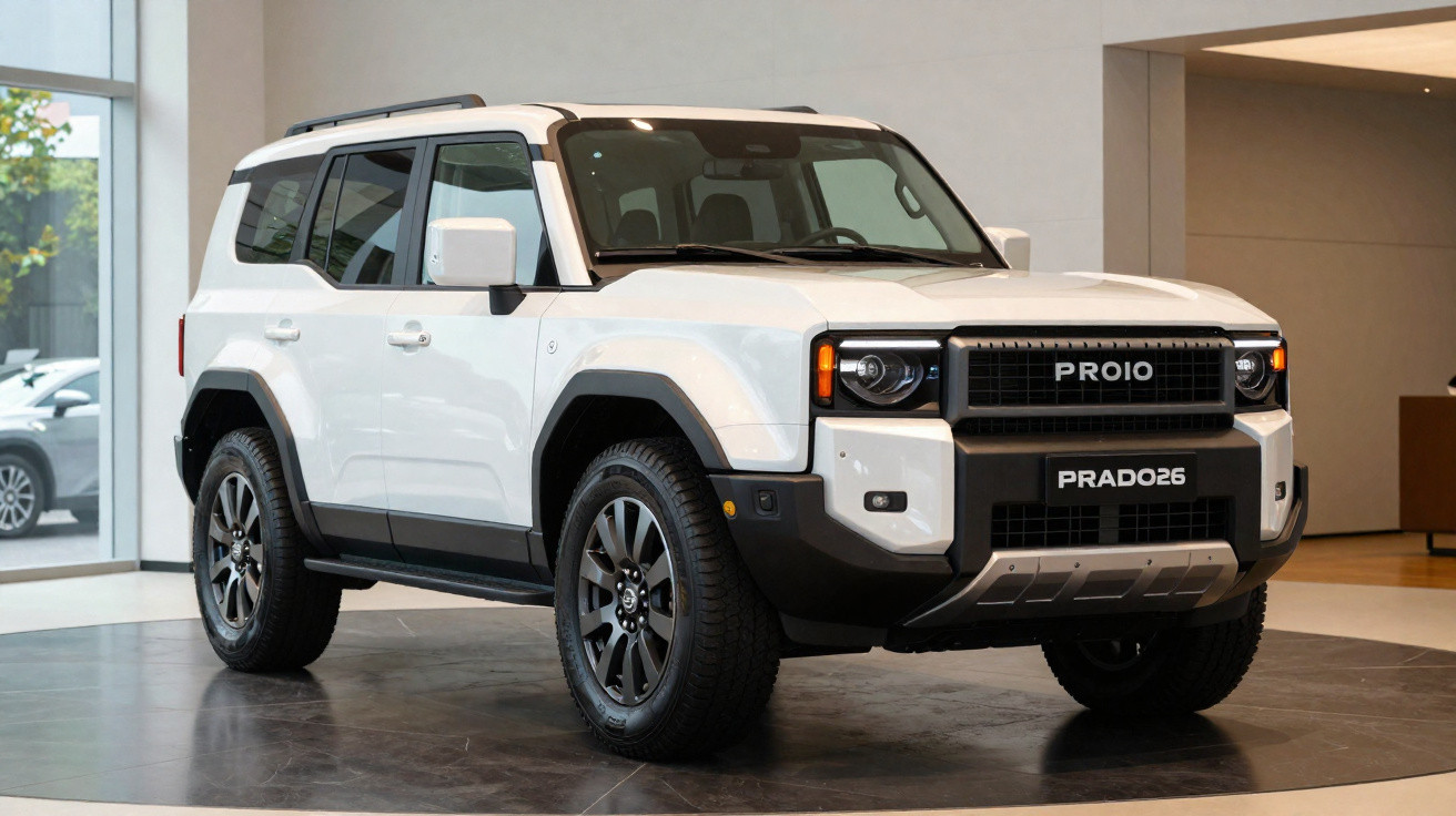 SUV branco com detalhes pretos estacionado em ambiente interno moderno.